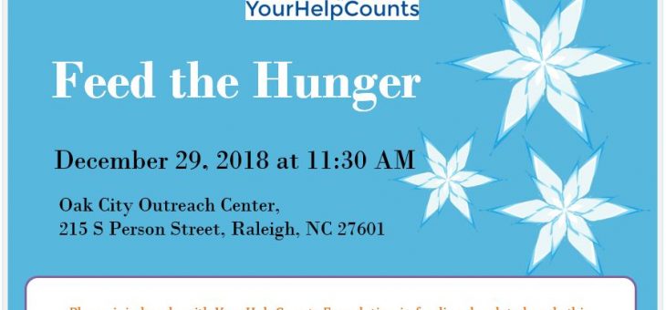 December 29th, 2018 – Food distribution event